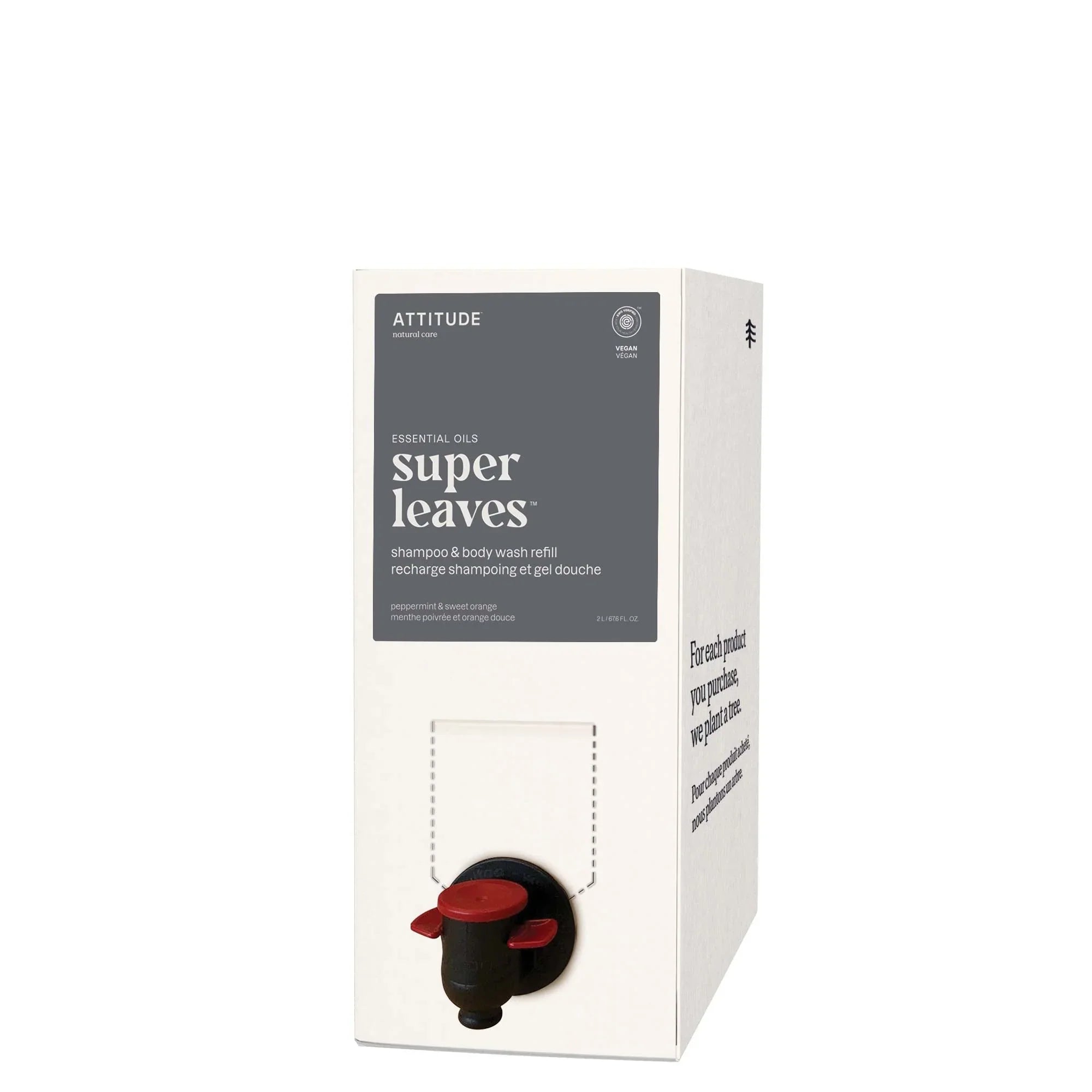 2-In-1 Shampoo & Body wash - Peppermint & Sweet Orange