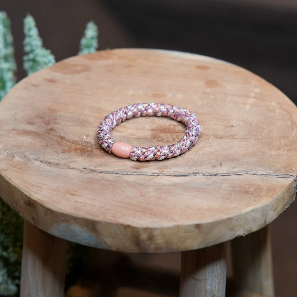 VIND hårstrikk rosa multi