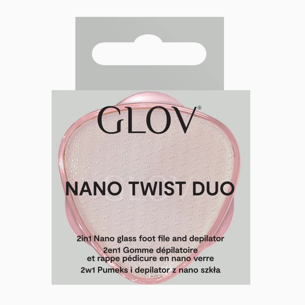 Nano Twist Duo - 2 i 1 glassfotfil og hårfjerner