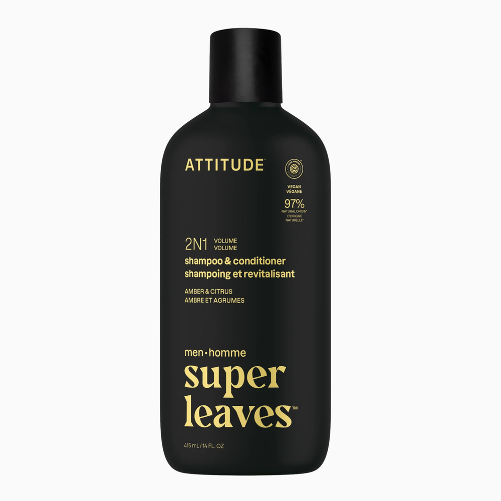 2-in-1 Men Shampoo & Conditioner volume - Amber & citrus