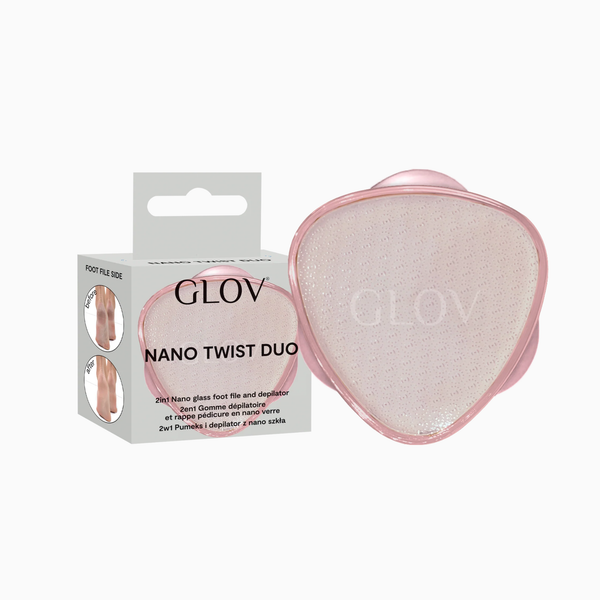 Nano Twist Duo - 2 i 1 glassfotfil og hårfjerner