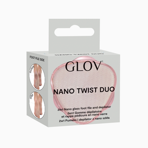 Nano Twist Duo - 2 i 1 glassfotfil og hårfjerner