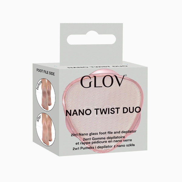 Nano Twist Duo - 2 i 1 glassfotfil og hårfjerner