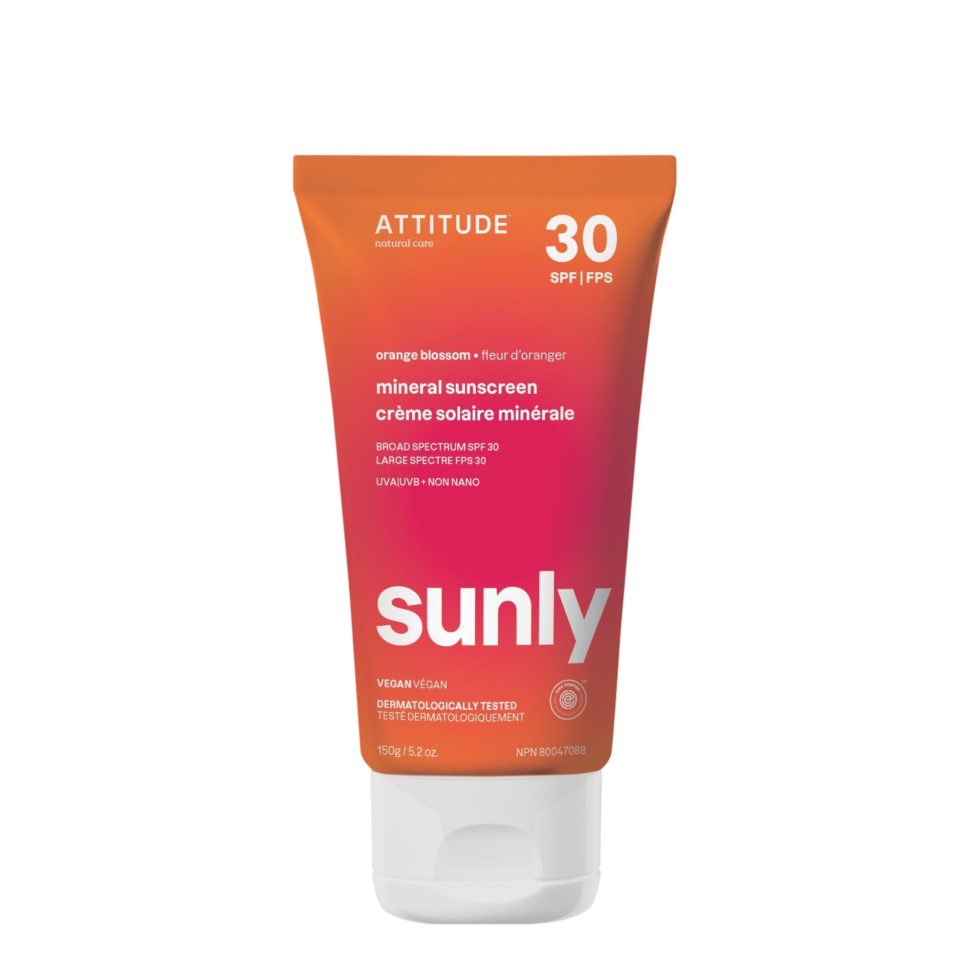 Mineral Sunscreen Spf 30 -Orange  Blossom