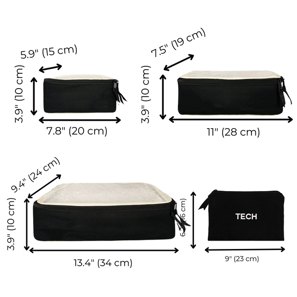 Travel Organizer Set Black