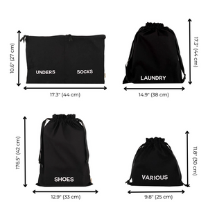 Travel Organizer Set Black