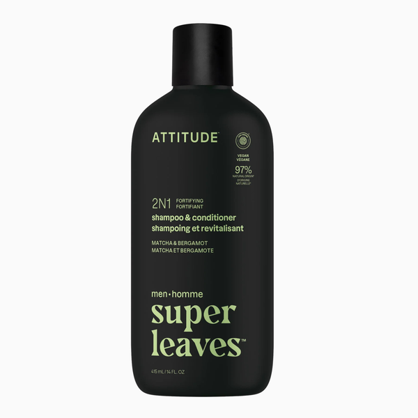 2-in-1 Men Shampoo & Conditioner Styrkende - Bergamot & Matcha