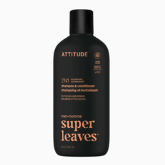 2-in-1 Men Shampoo & Conditioner Nourishing - Patchouli & Bourbon