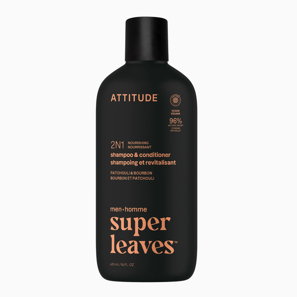 2-in-1 Men Shampoo & Conditioner Nourishing - Patchouli & Bourbon