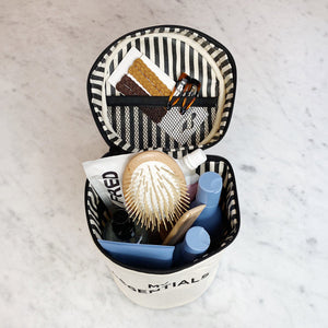 Large Round Toiletry Case