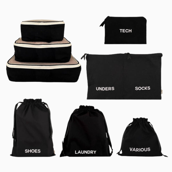 Travel Organizer Set Black