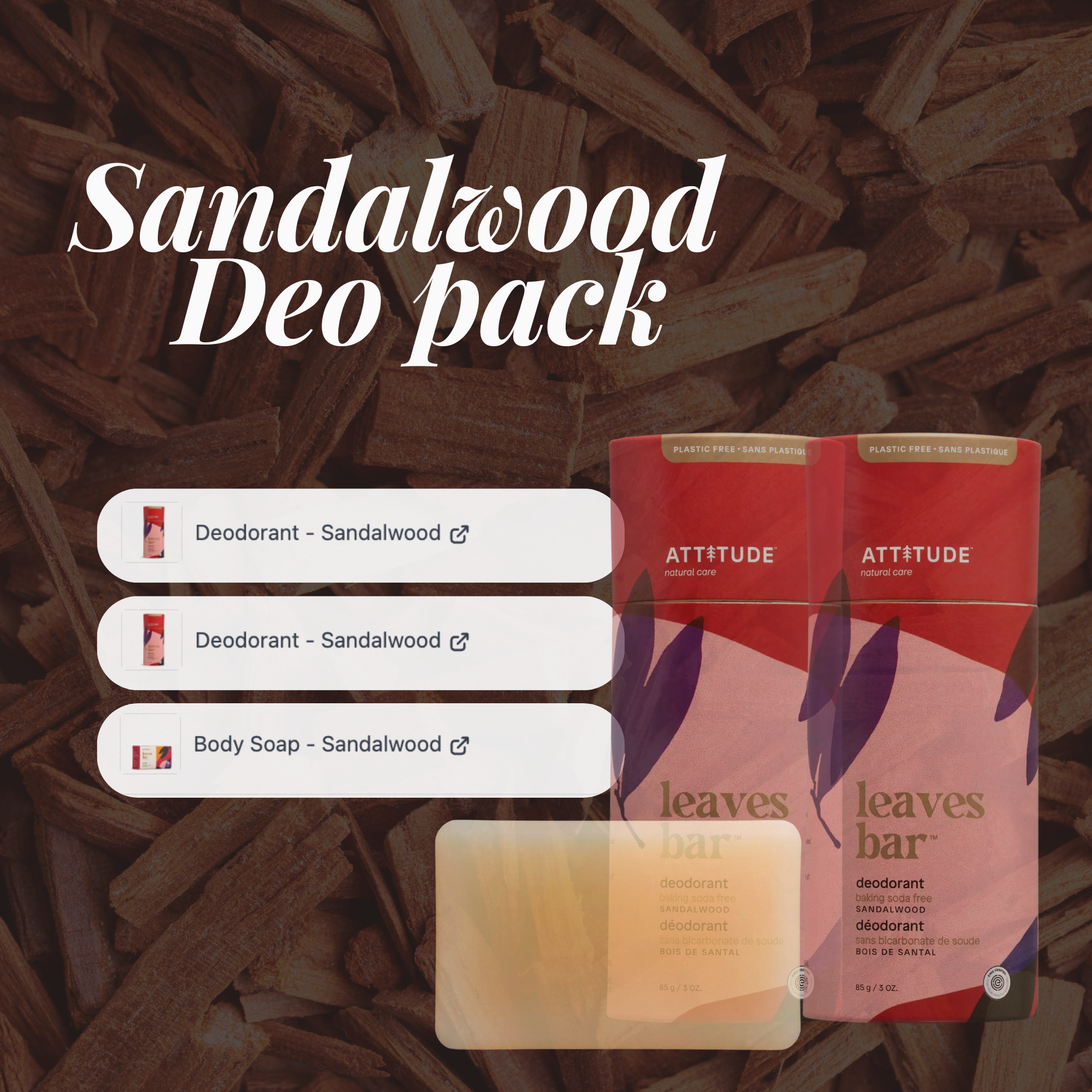 Sadalwood deo pack