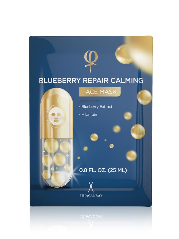 5 stk. Blueberry Repair Calming ansiktsmaske