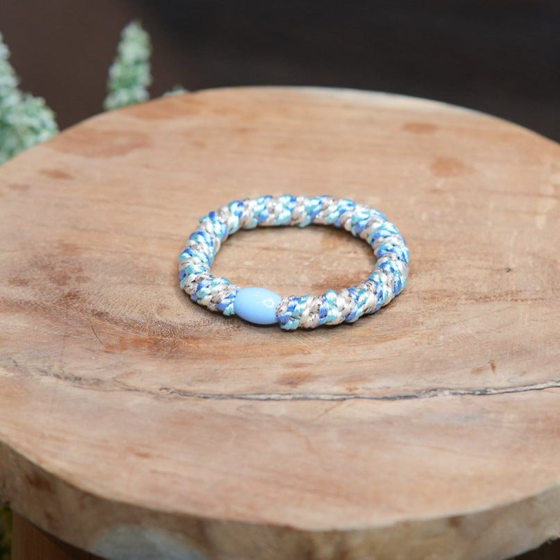 VIND hårstrikk Blå &amp; Grå