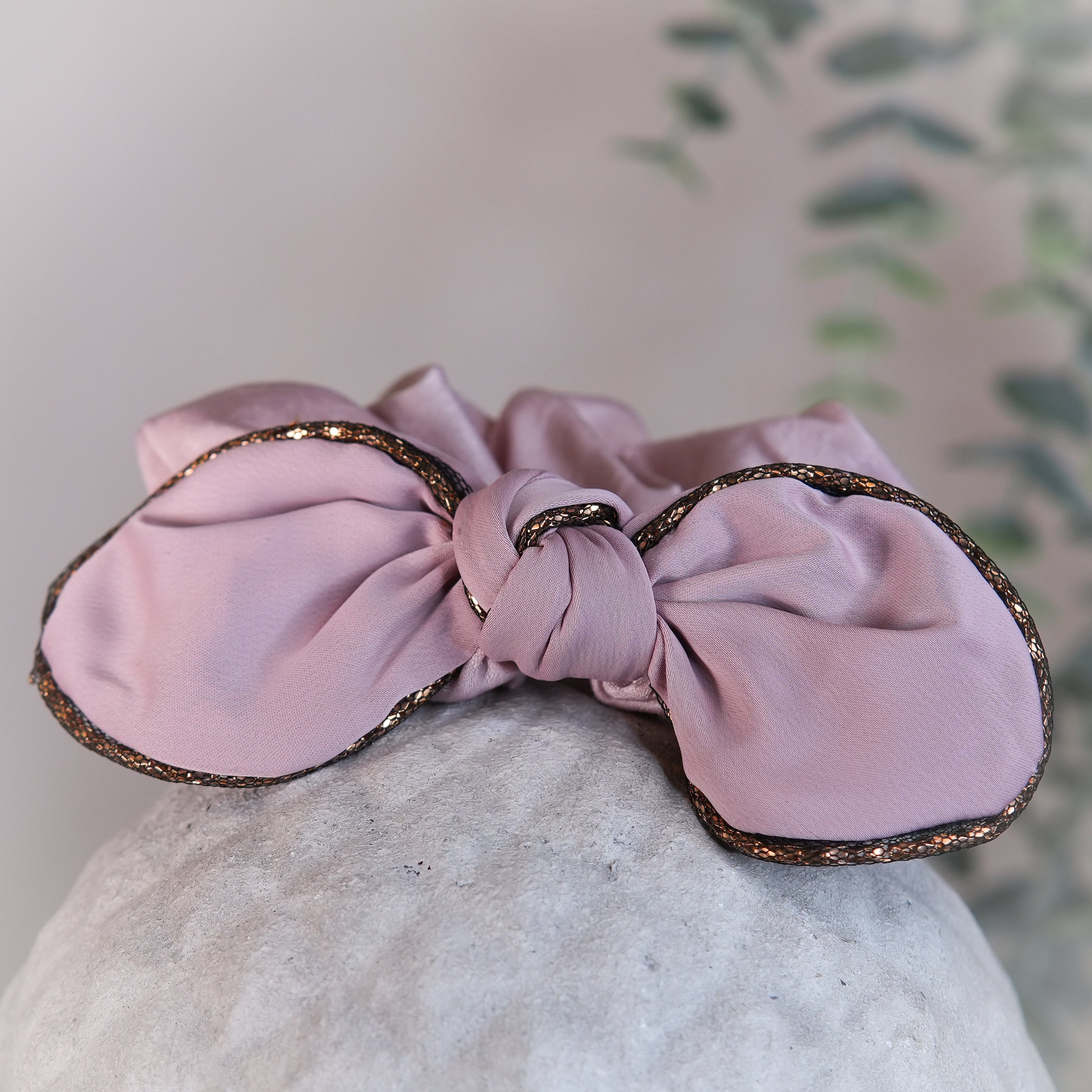 Scrunchie med sløyfe – Rosa